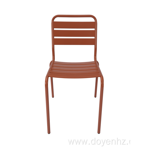 Outdoor Metal Slat Chair